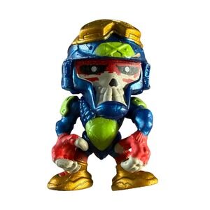 Treasure X Mini Figure Blue Gold Skull Pilot Alien Dissection‎ Collectible Toy
